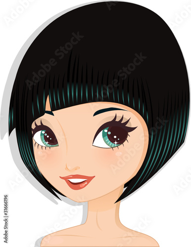 Girl haircut