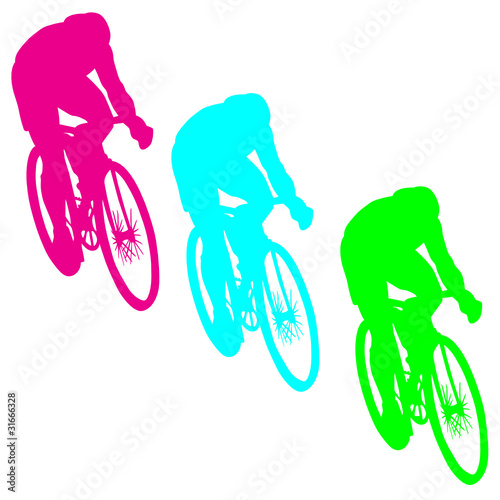 cyclist vector