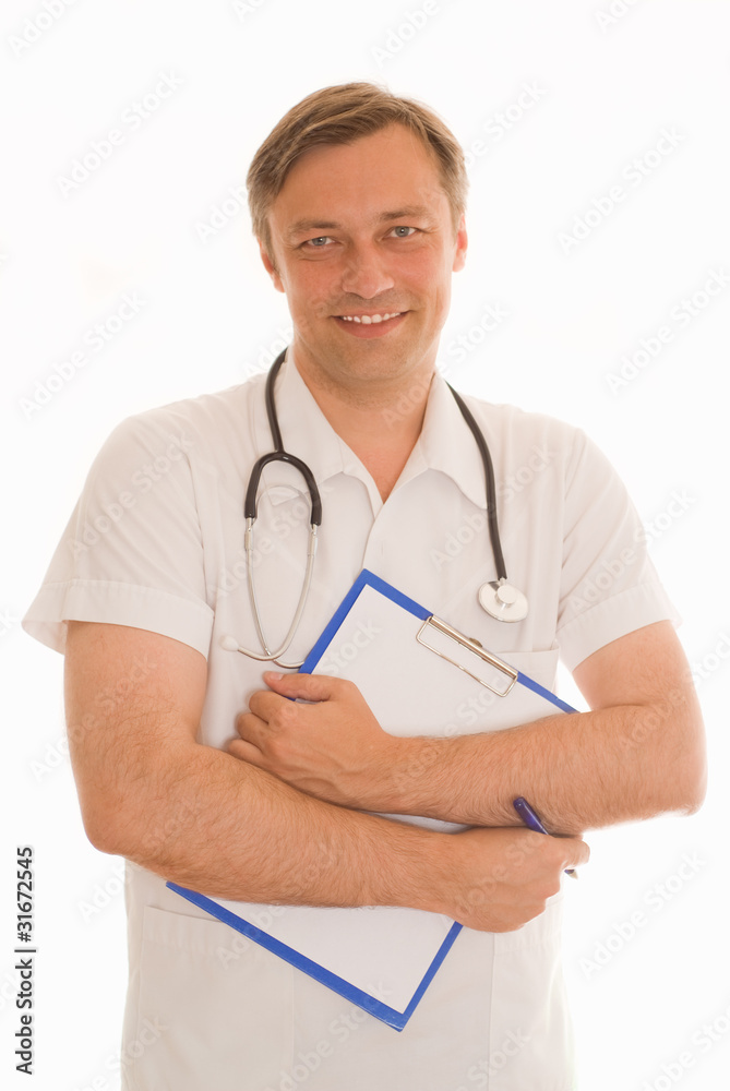 doctor on a white background doctor on a white background