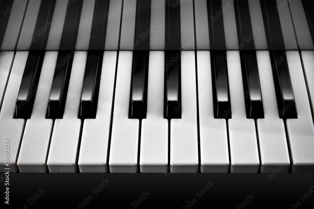 Obraz premium Piano / Black and White
