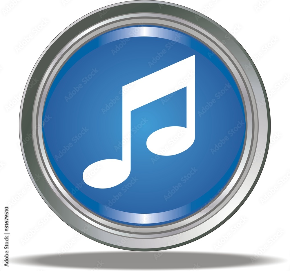 bouton note de musique bouton note de musique