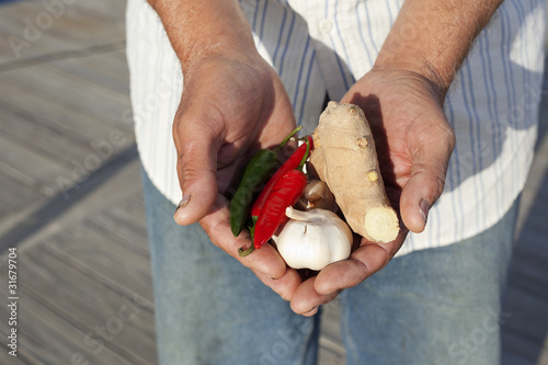 Fresh spices with love.