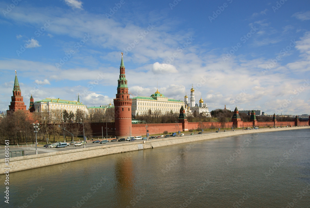 Kremlin's tower in Moscow, Russia