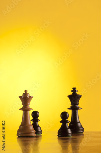 schach - dame und könig