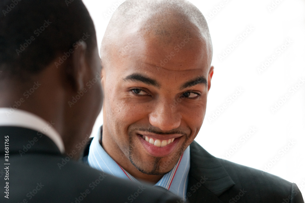 Smiling black man Smiling black man