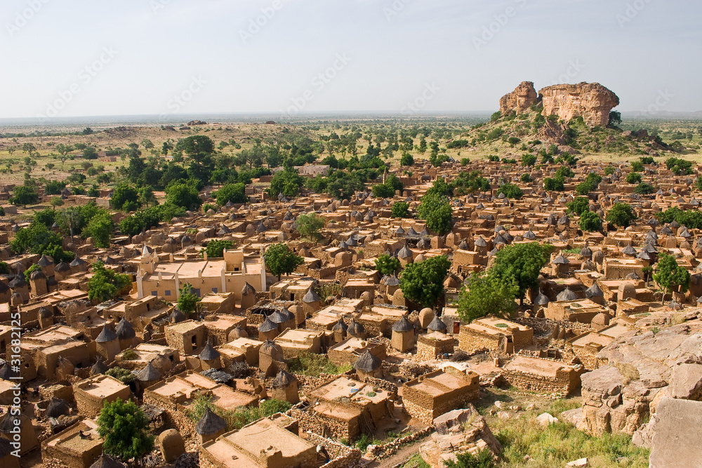 Obraz premium Wioska Dogonów Songo, Mali