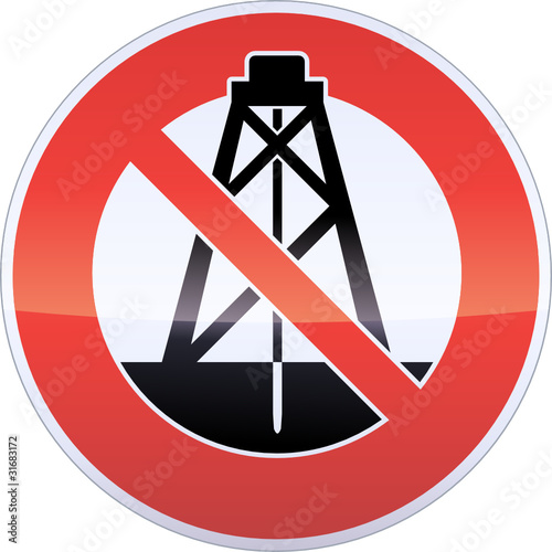 Drilling Banning Sign