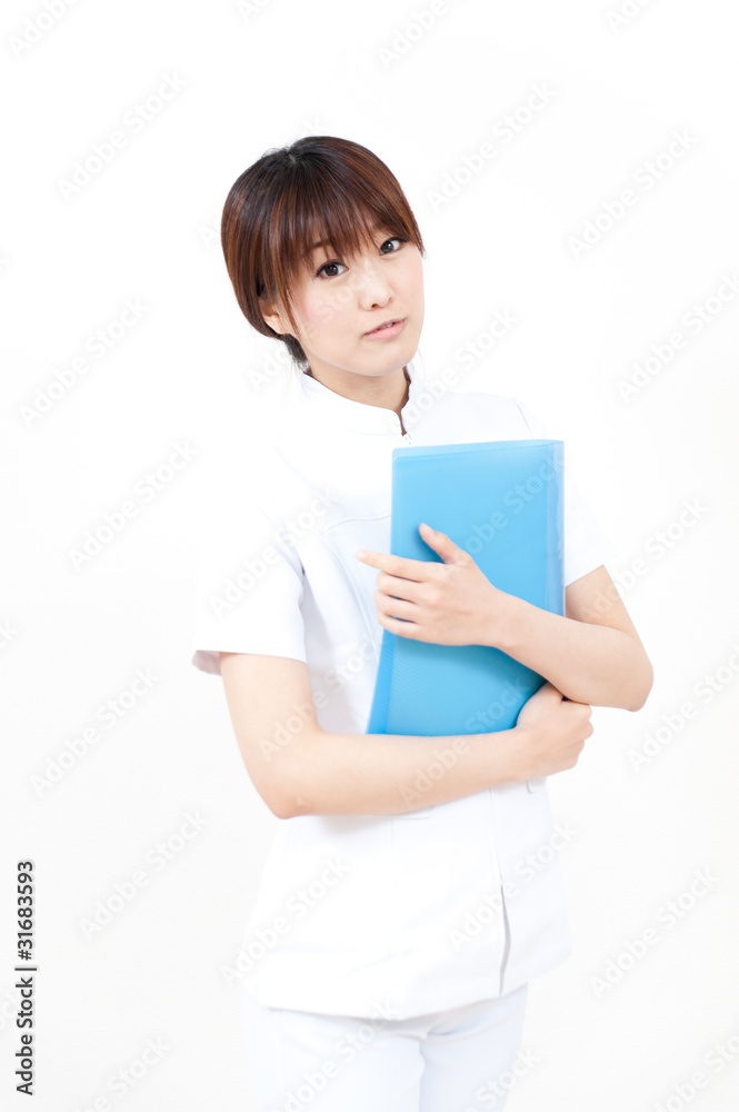 a portrait of beautiful asian nurse a portrait of beautiful asian nurse