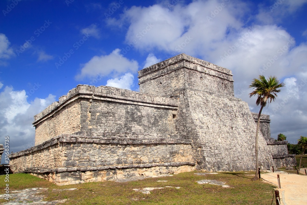 Ancient Tulum Mayan ruins Mexico Quintana Roo Ancient Tulum Mayan ruins Mexico Quintana Roo