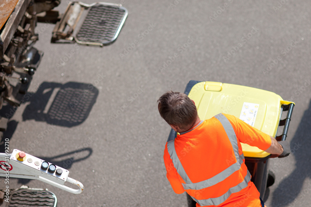 Fototapeta premium Müllabfuhr