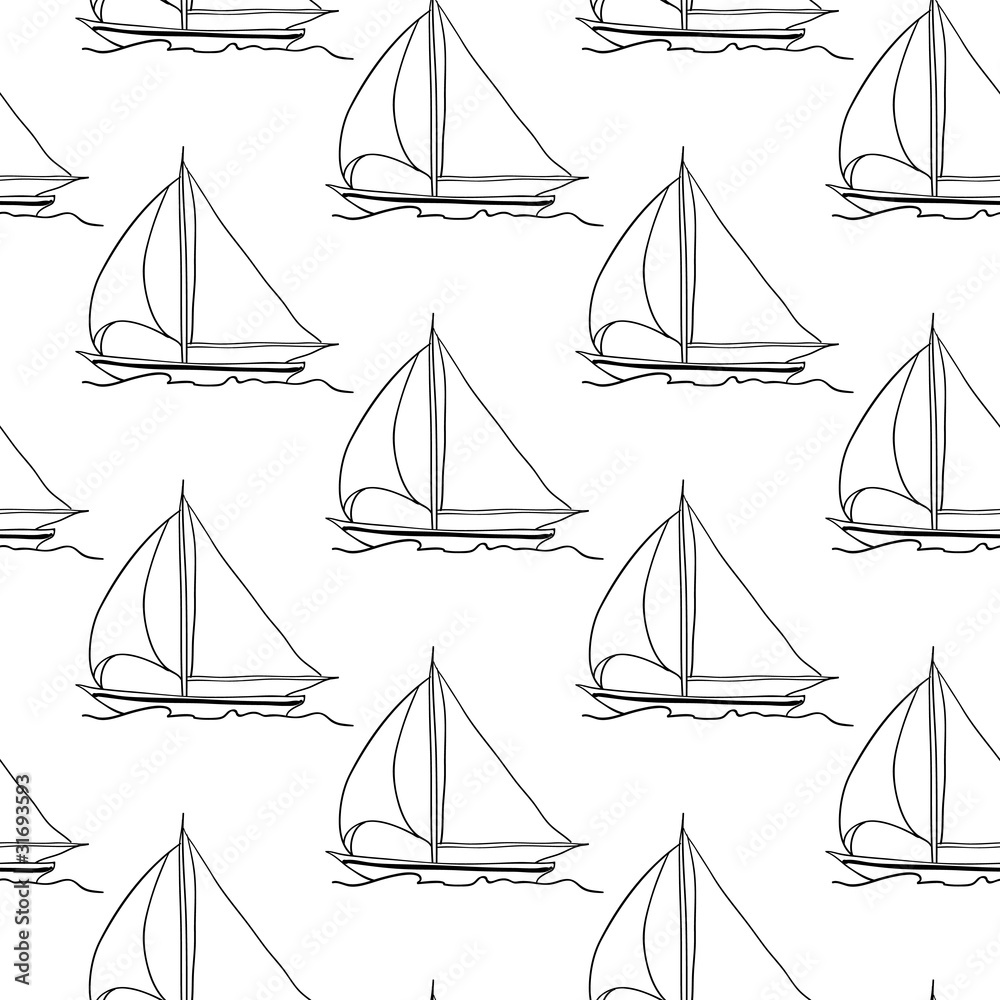 seamless wallpaper with a sailboat seamless wallpaper with a sailboat