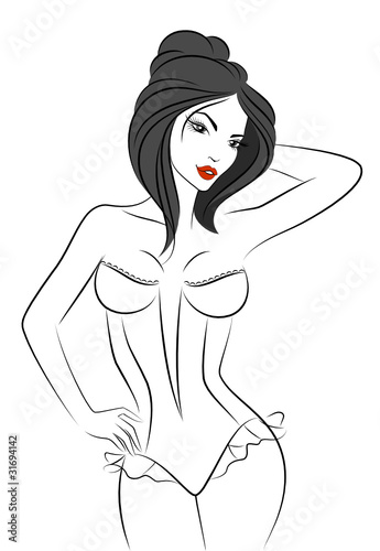 beautiful sexy woman