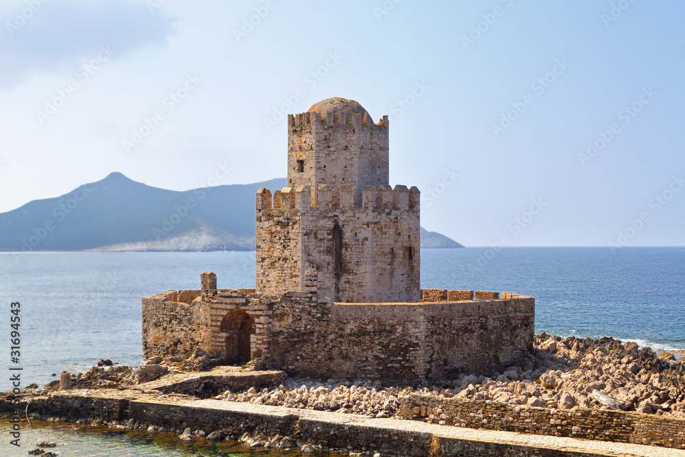 Castle of Methoni at Peloponnese, Greece