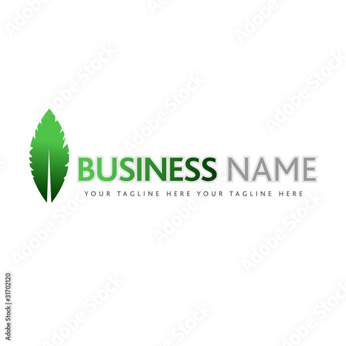 logo natura, foglia, biologico