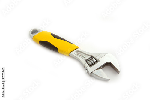 Wrench isolated on a white