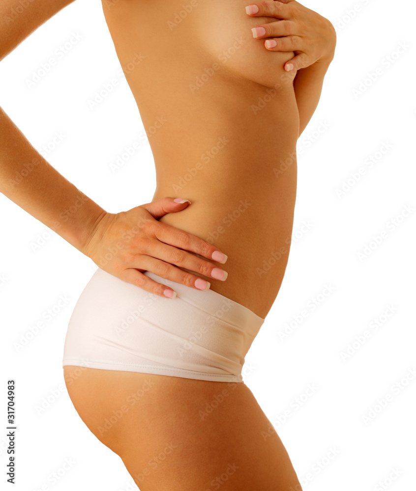 slim woman body Stock Photo