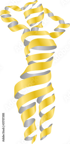 abstract woman fashion silhouette