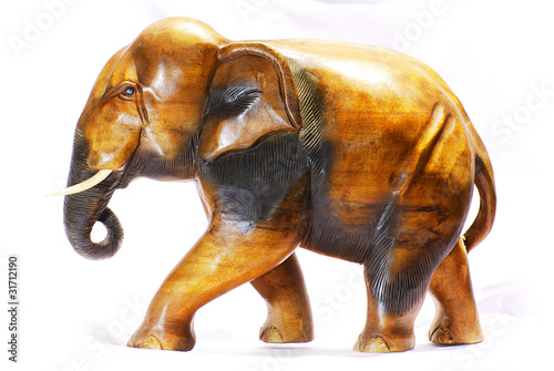 handcraft wood elephant