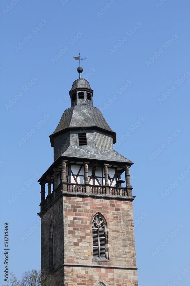Der Nikolaiturm in Eschwege in Hessen