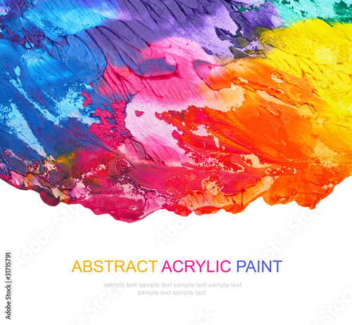 Fototapeta Naklejka Na Ścianę i Meble -  Abstract acrylic painted background