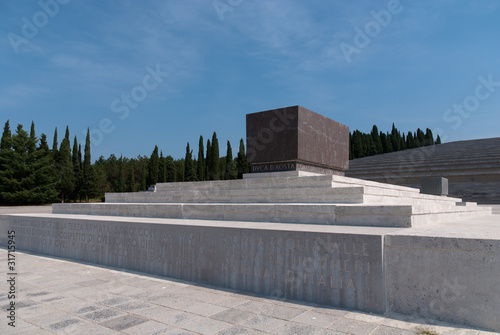 Military Cemetery in Redipuglia, Italy photo