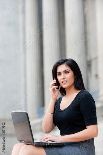 Outdoor Businesswoman