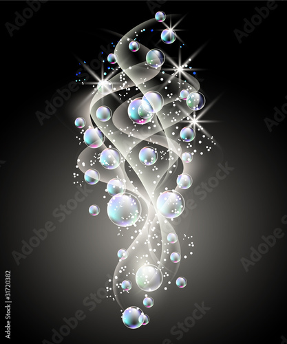 Smoke, bubbles and stars