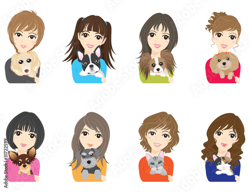 Girl＆Dog＆Cat