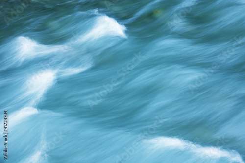 Canvas Print river in motion