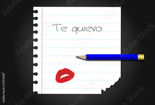 Nota con te quiero