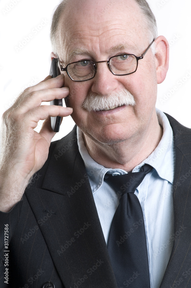 Businessman with his cellphone