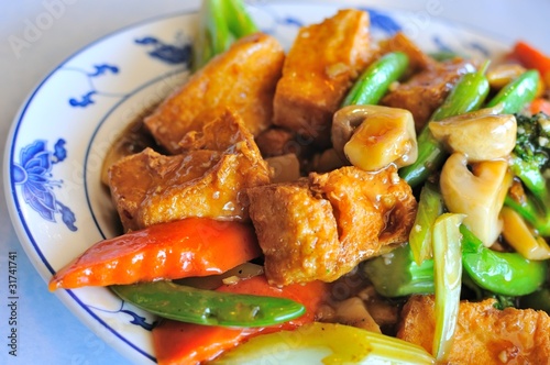 Delicious Asian bean curd