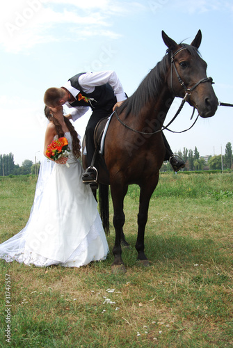 Wedding horse.