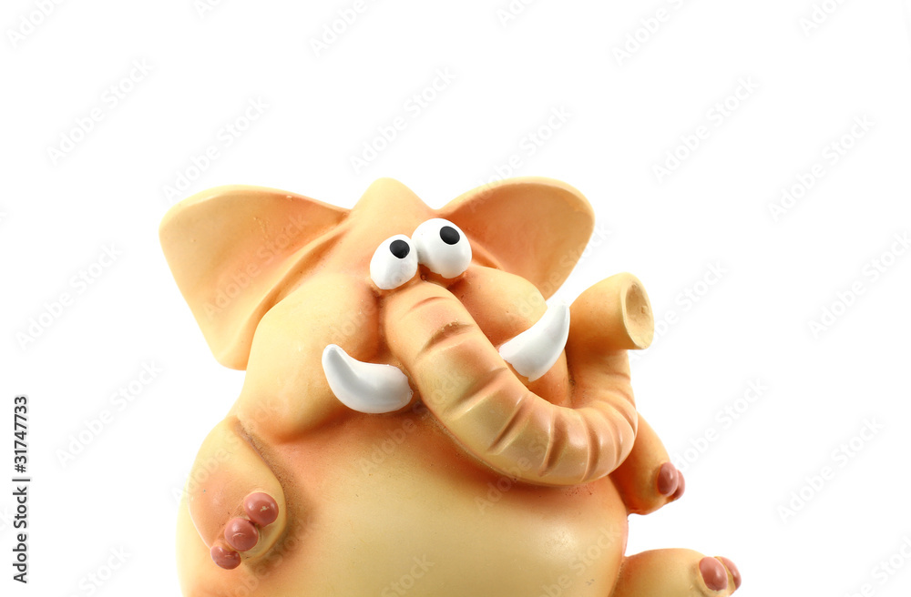 Fototapeta premium Elefant Figur