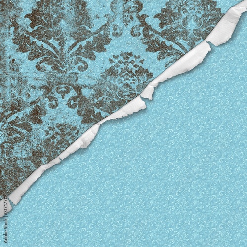 faire part et invitation turquoise et chocolat