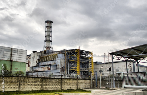 Chernobyl nuclear power station photo