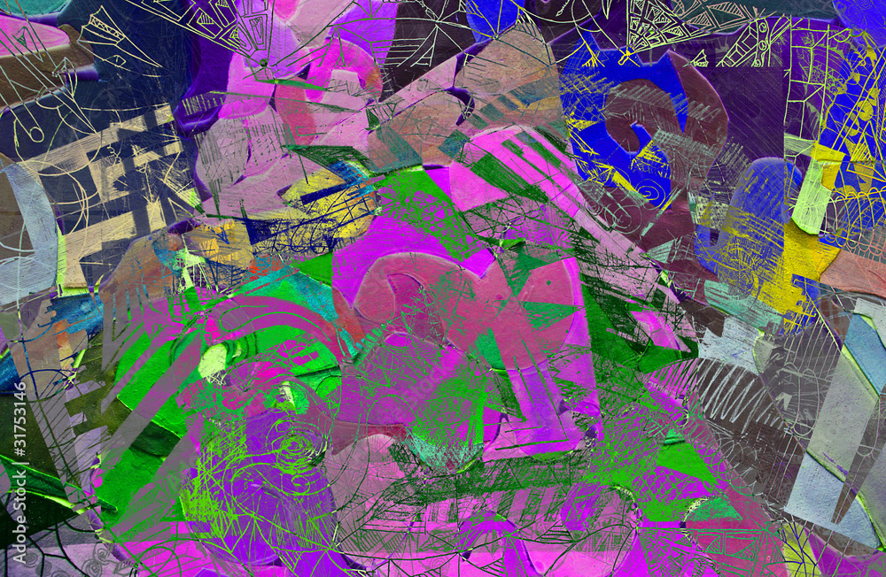 Fototapeta premium expressive abstract
