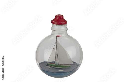 Ship inside a bottle.