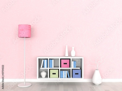 interior of the modern room