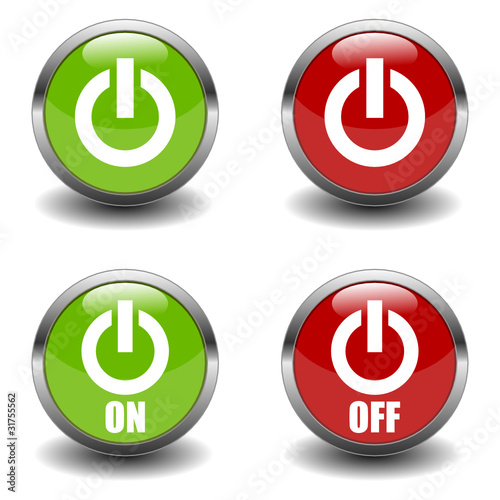 Icons An/Aus On/Off