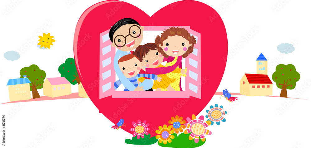 Fototapeta premium family