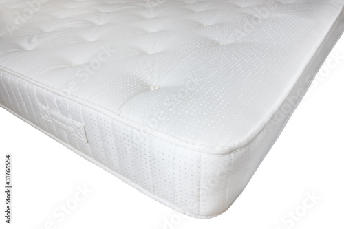 white mattress photo