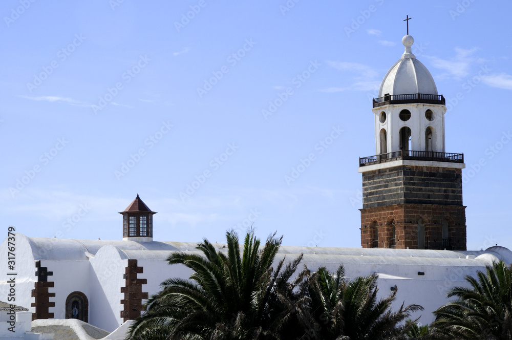 Teguise on the island of Lanzarote in Canary Islands, Spain