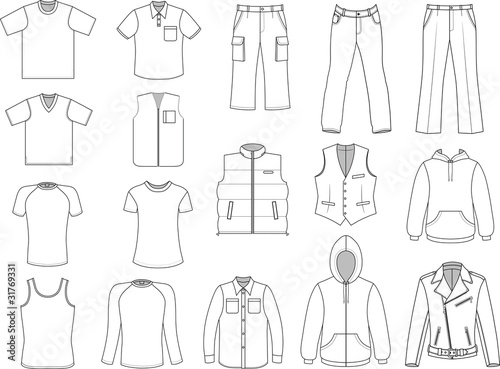 Man clothes collection