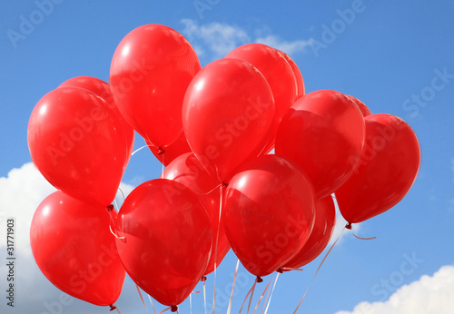 Tapety artystyczne Red balloons