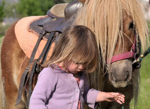 girl and pony