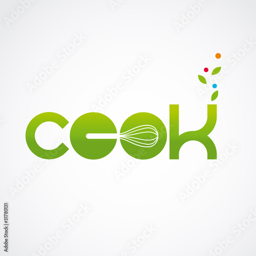 logo, cook, logo cook, cuisiner