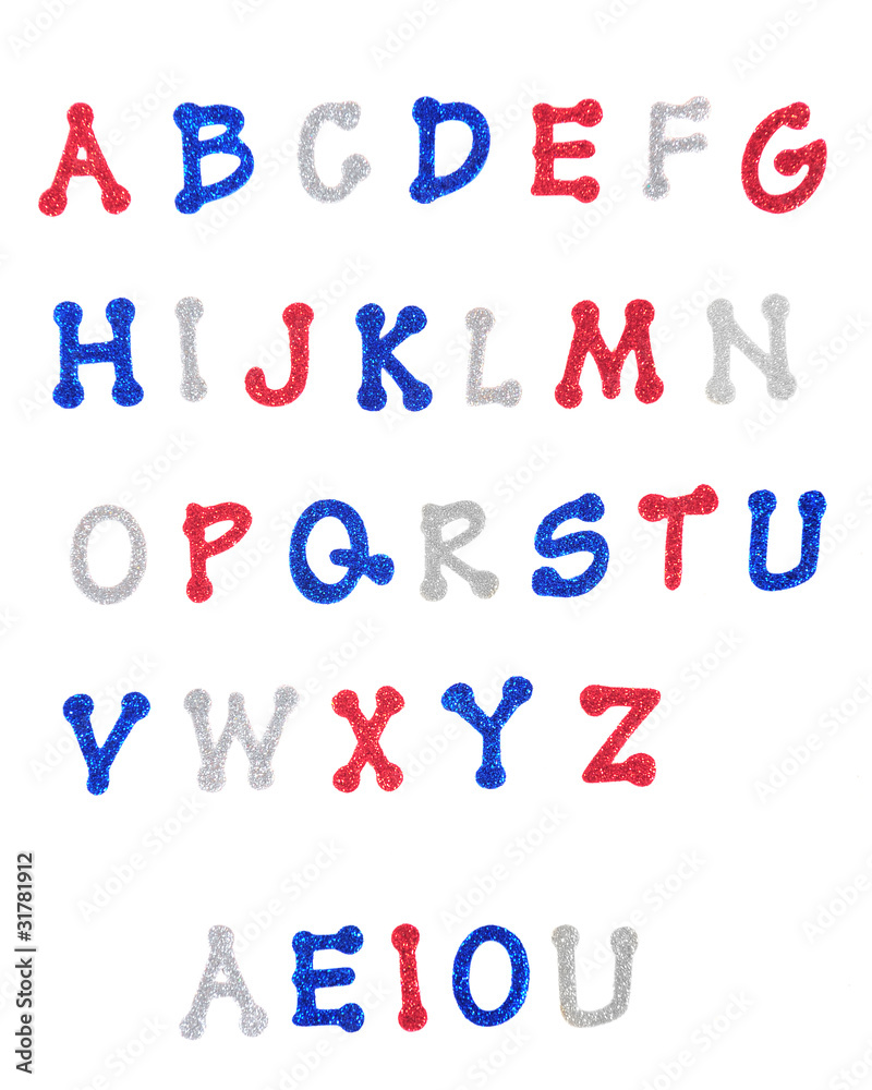 Sparking U.S. Patriot Alphabet