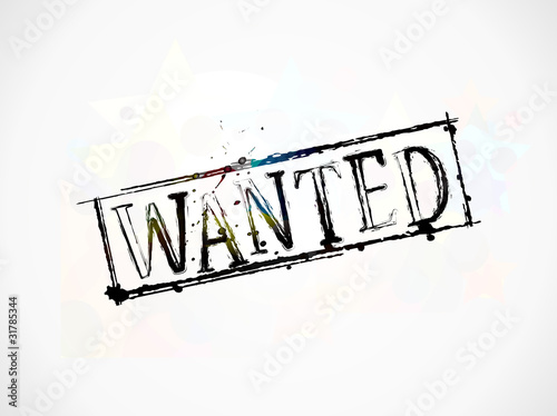 wanted grunge Text