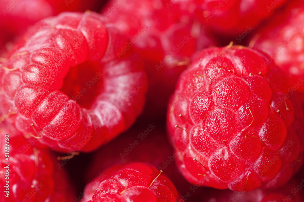 Raspberries closeup Raspberries closeup
